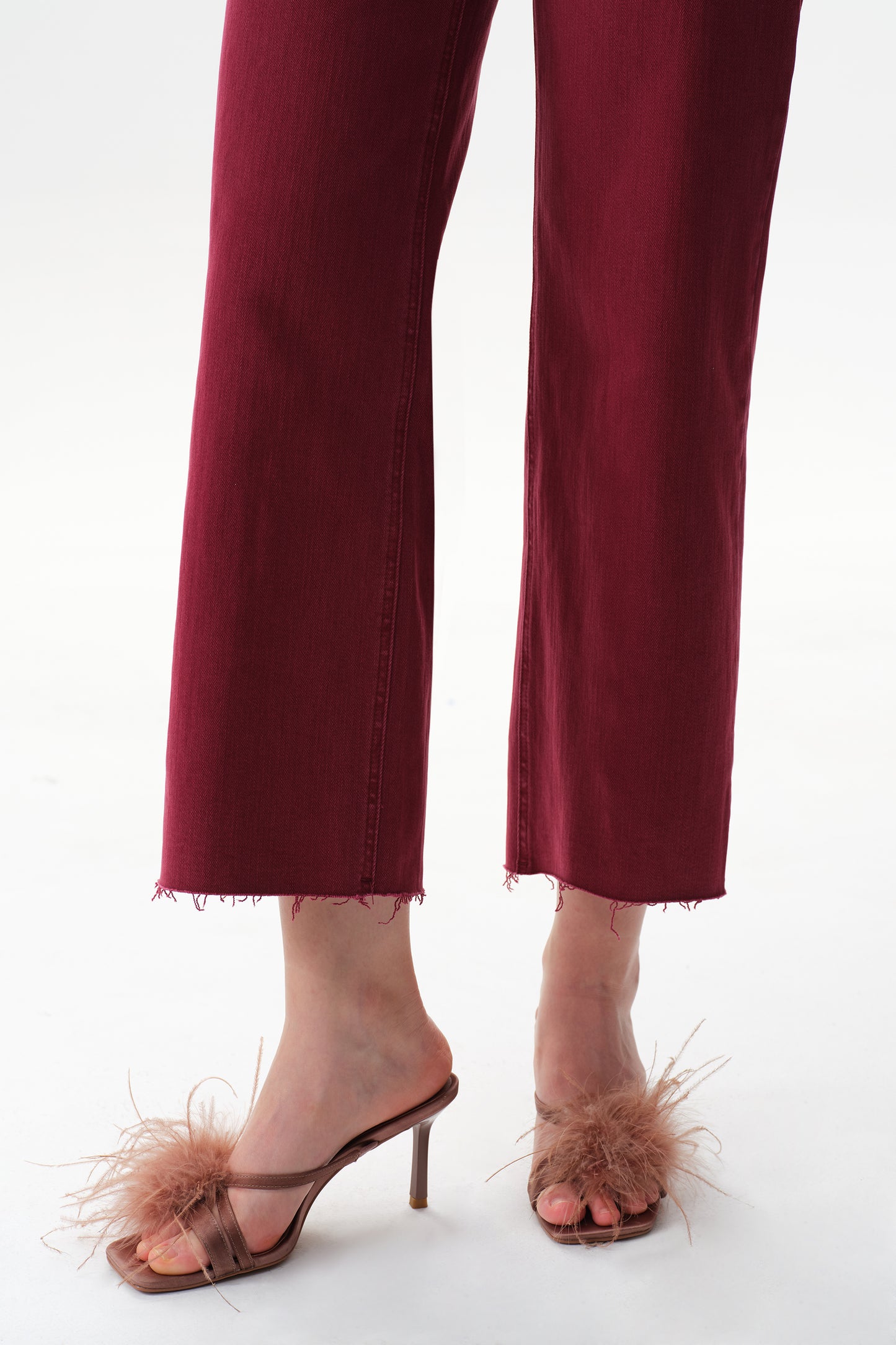 HIGH RISE WIDE LEG (WINE)BYW8015
