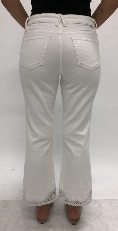 LOS ANGELES HIGH RISE BOOTCUT CROPPED PANTS BYF1255