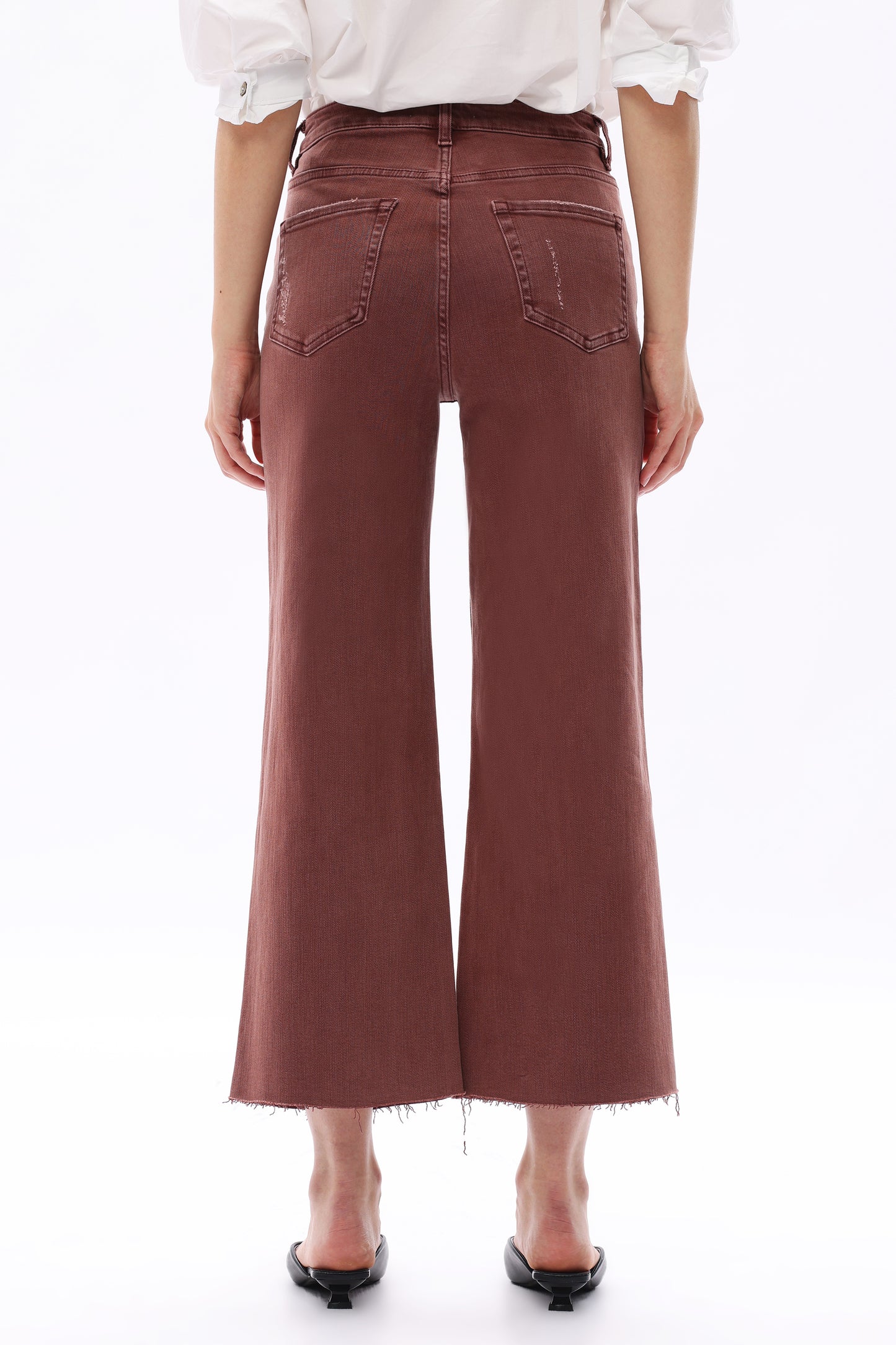 HIGH RISE WIDE LEG (CAPPUCCINO) BYW8015-P