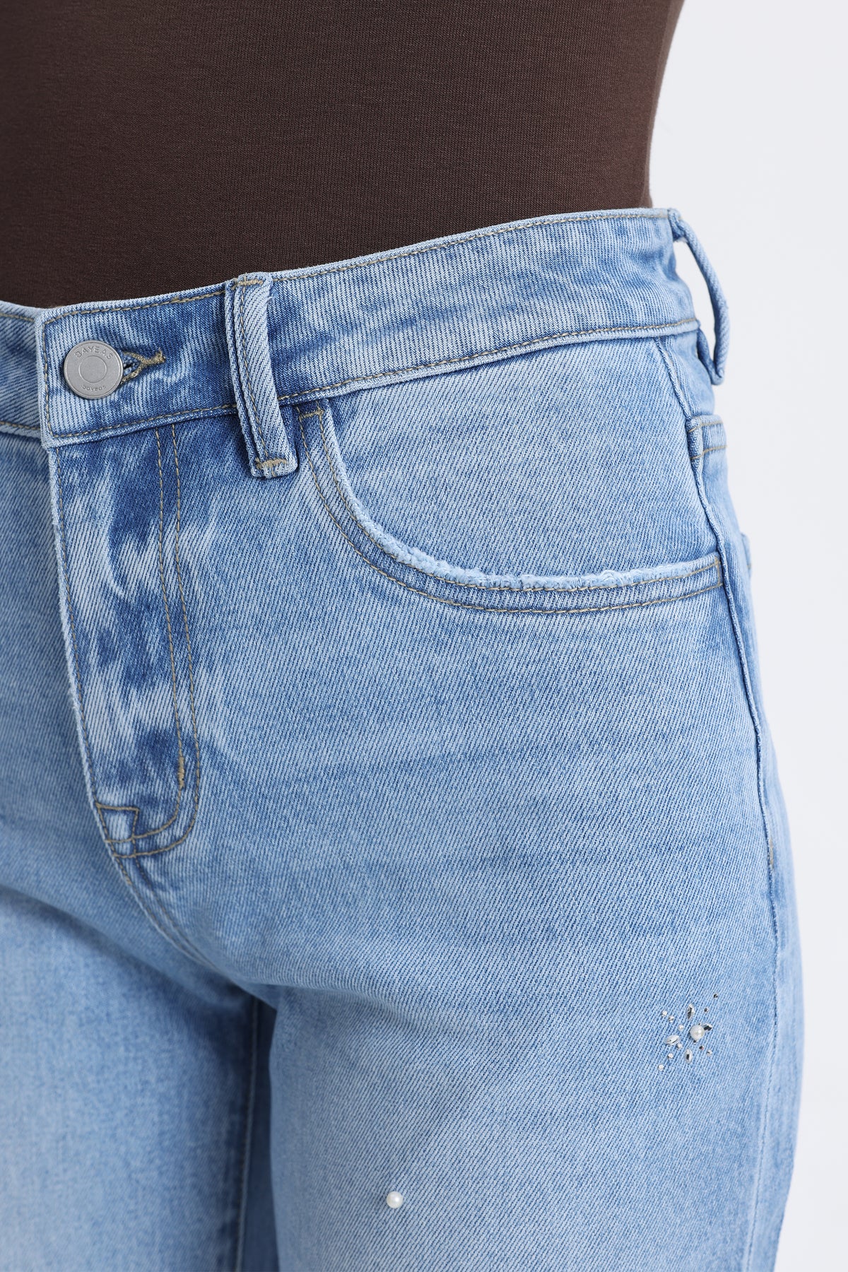 TOKYO MID RISE BABY BARREL JEANS BYOX072 PEARL ECHO
