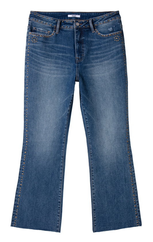 HIGH RISE BOOTCUT BYF1205 (BYMJ295) MEDIUM BLUE