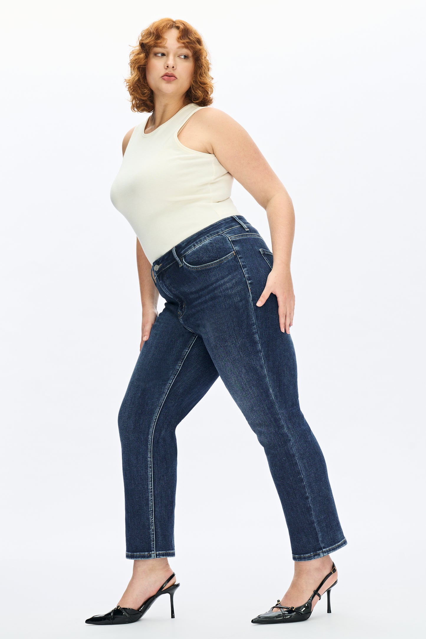 PLUS HIGH RISE STRAIGHT LEG