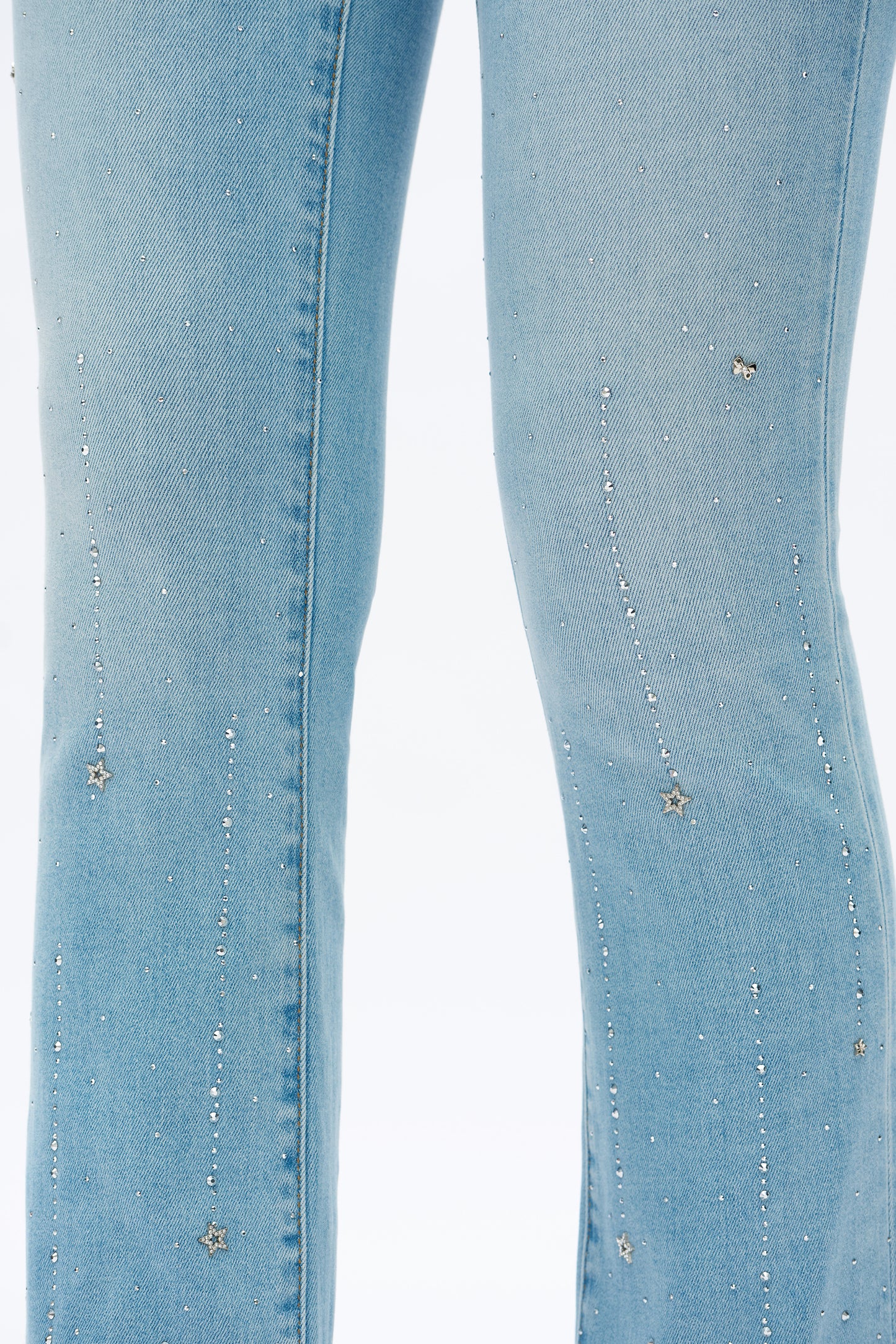 PLUS HIGH RISE BOOTCUT DENIM JEANS