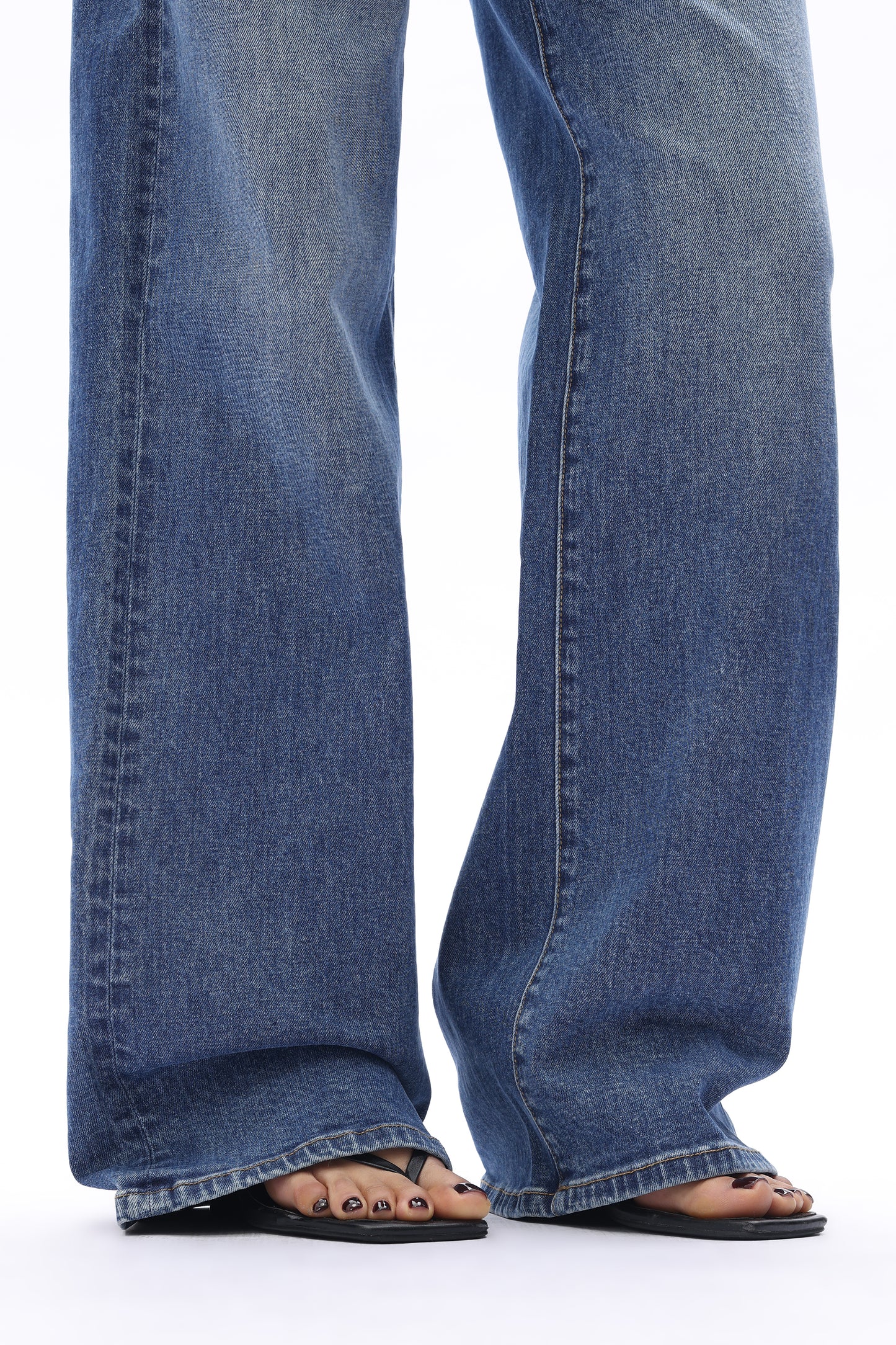 BRIAR HIGH RISE WIDE LEG BYW8275 (BYJJ019) MEDIUM BLUE