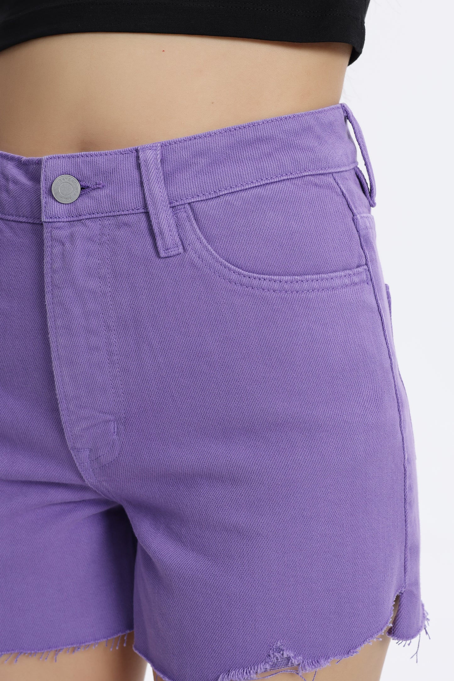 BLEACHER BABE  SHORTS  BYH6107  LAVENDER