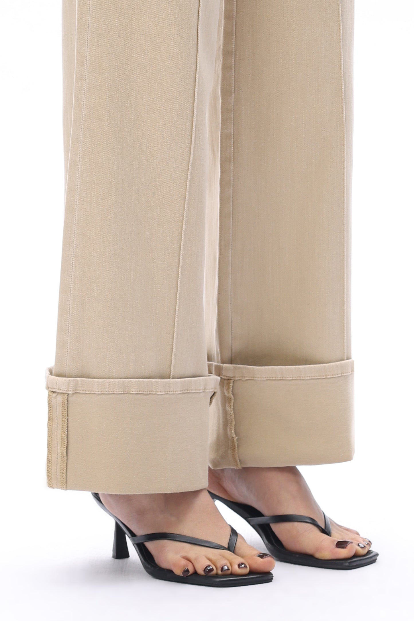 BRIAR MID RISE WIDE LEG BYW8280 (BYJJ018) LIGHT KHAKI