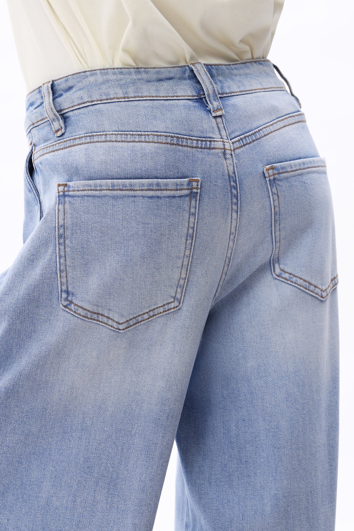 JEREMY MID RISE BAGGY DENIM JEANS