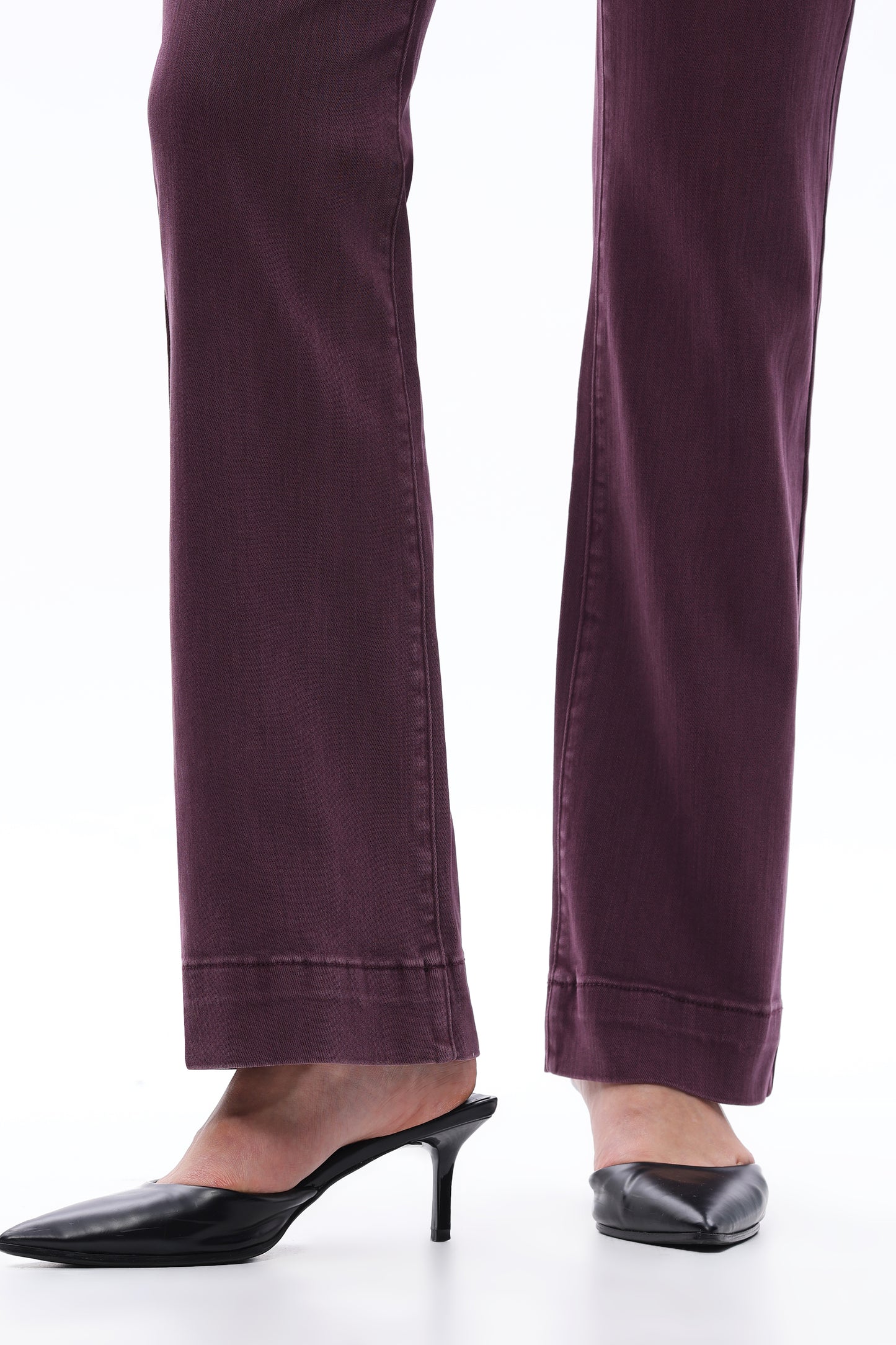 SUPER HIGH RISE BOOTCUT BYF1173 PLUM