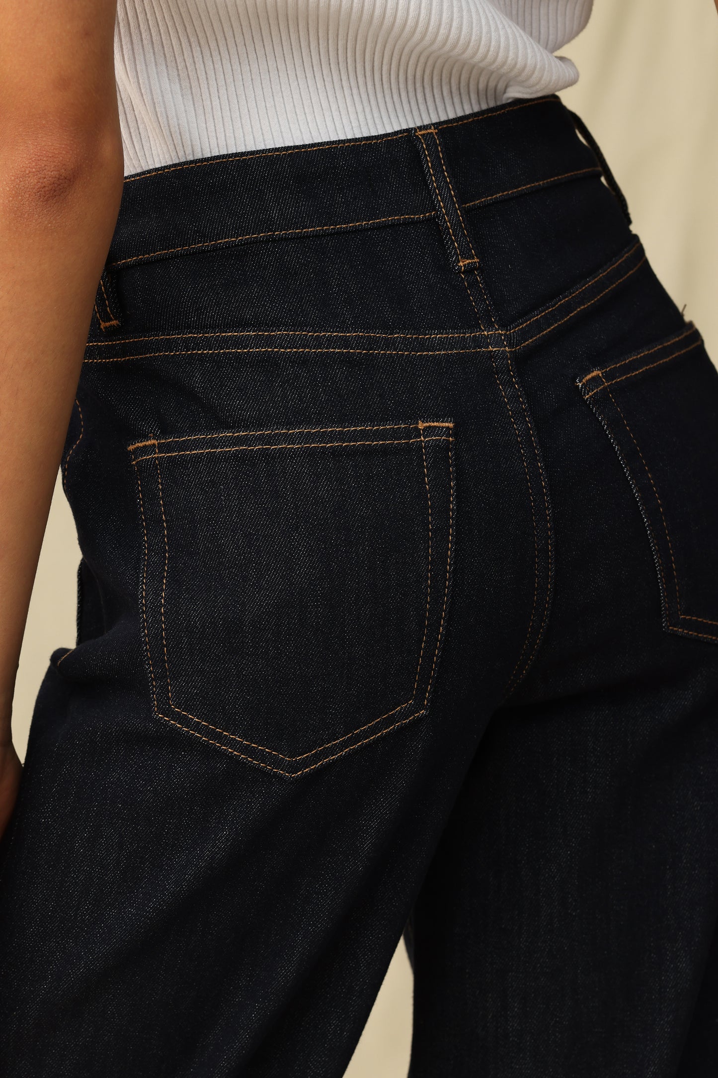 HIGH RISE WIDE LEG BYW8235 (BYJJ004) RINSE WASH