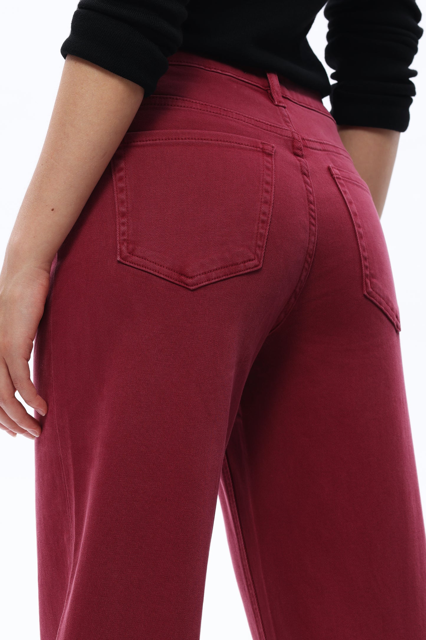 MID RISE STRAIGHT BYT5198 WINE