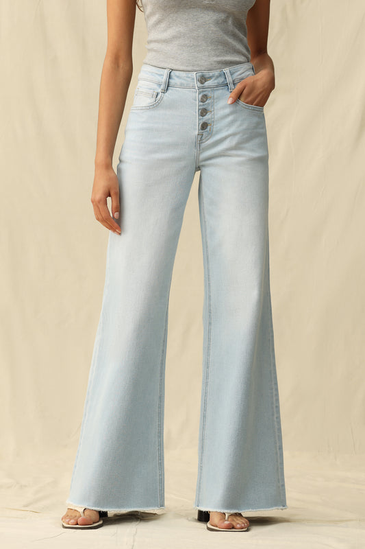 PLUS MID RISE WIDE LEG