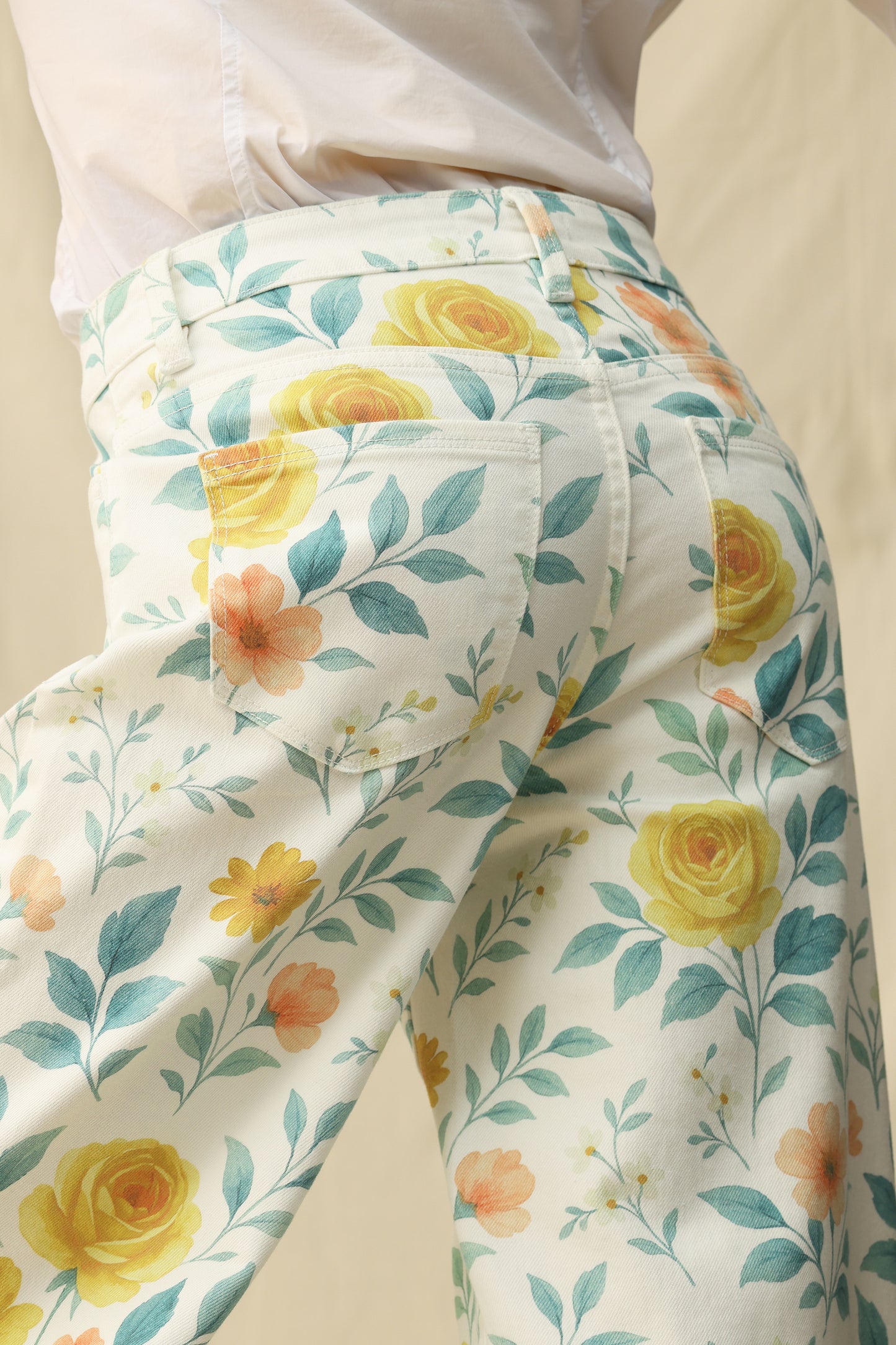 FLORA HIGH RISE WIDE LEG