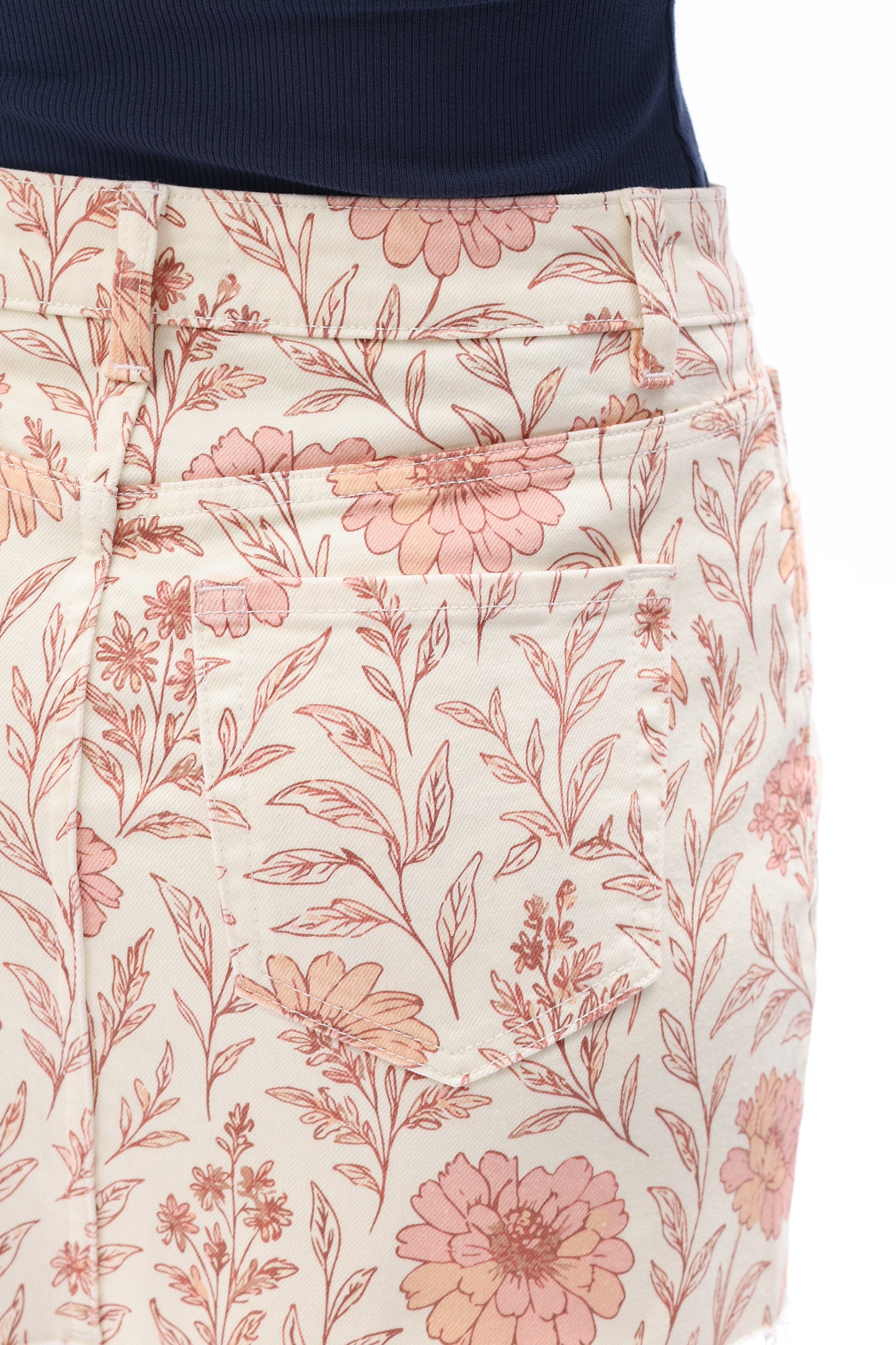 FLORA MID RISE SKIRT