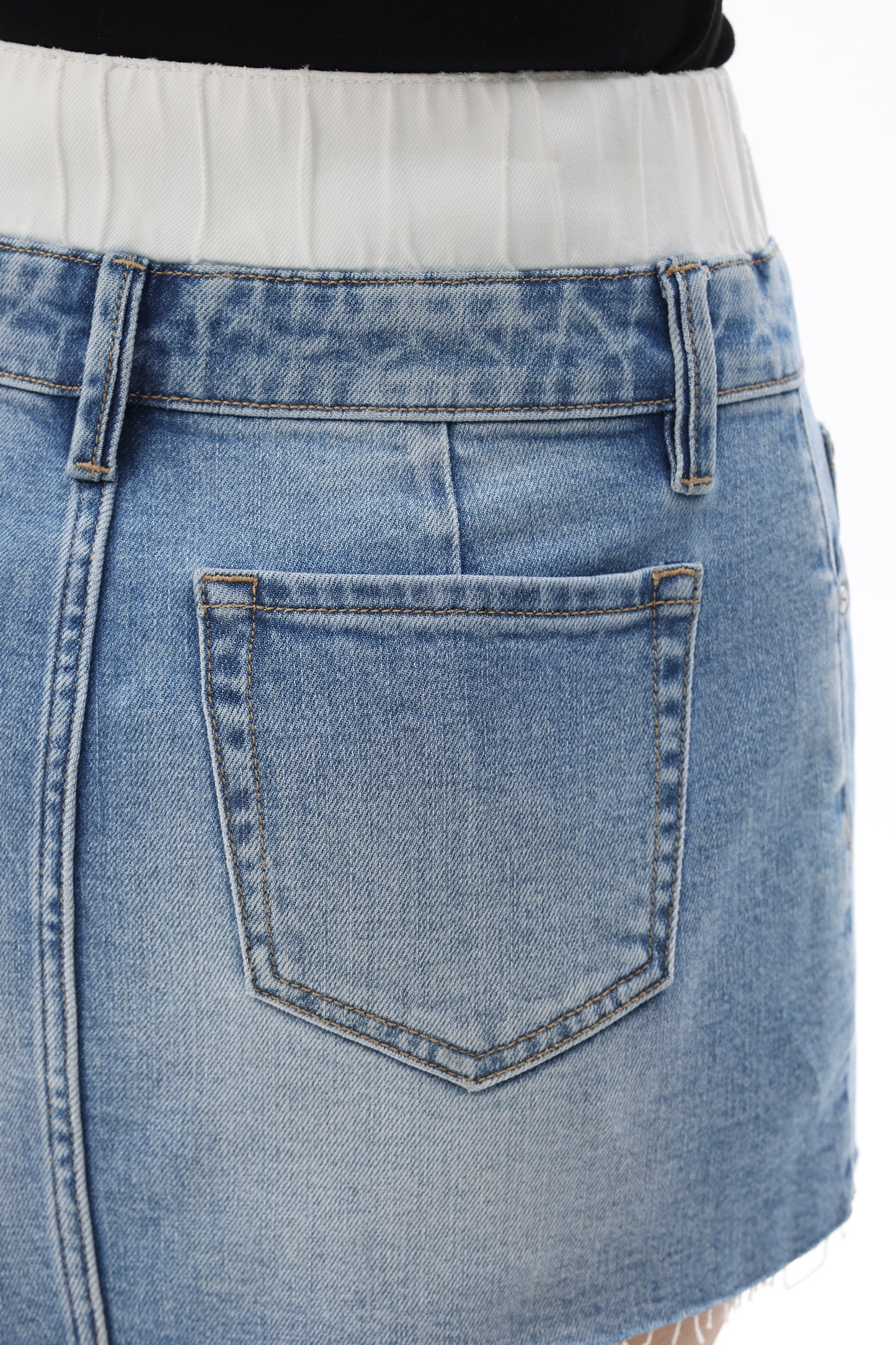 CAIUS HIGH RISE SKIRT BYK7081 (BYJJ026) MEDIUM BLUE