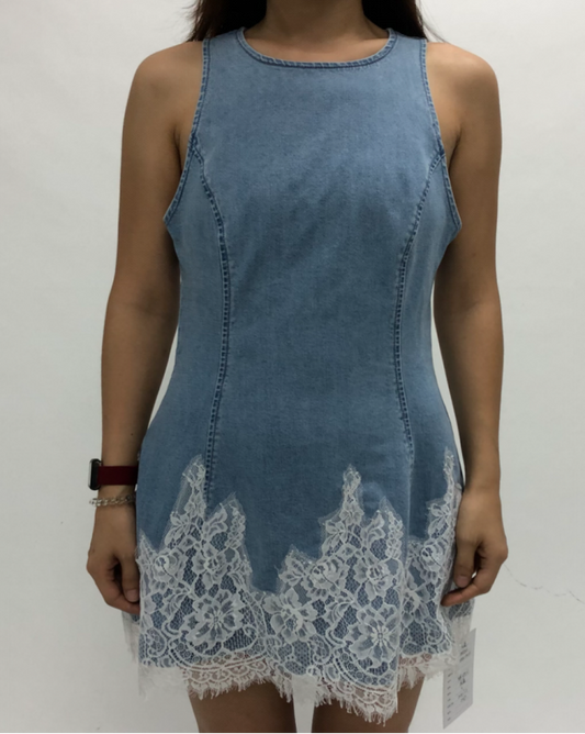 SEOUL SLEEVELESS DENIM DRESS BYK7096