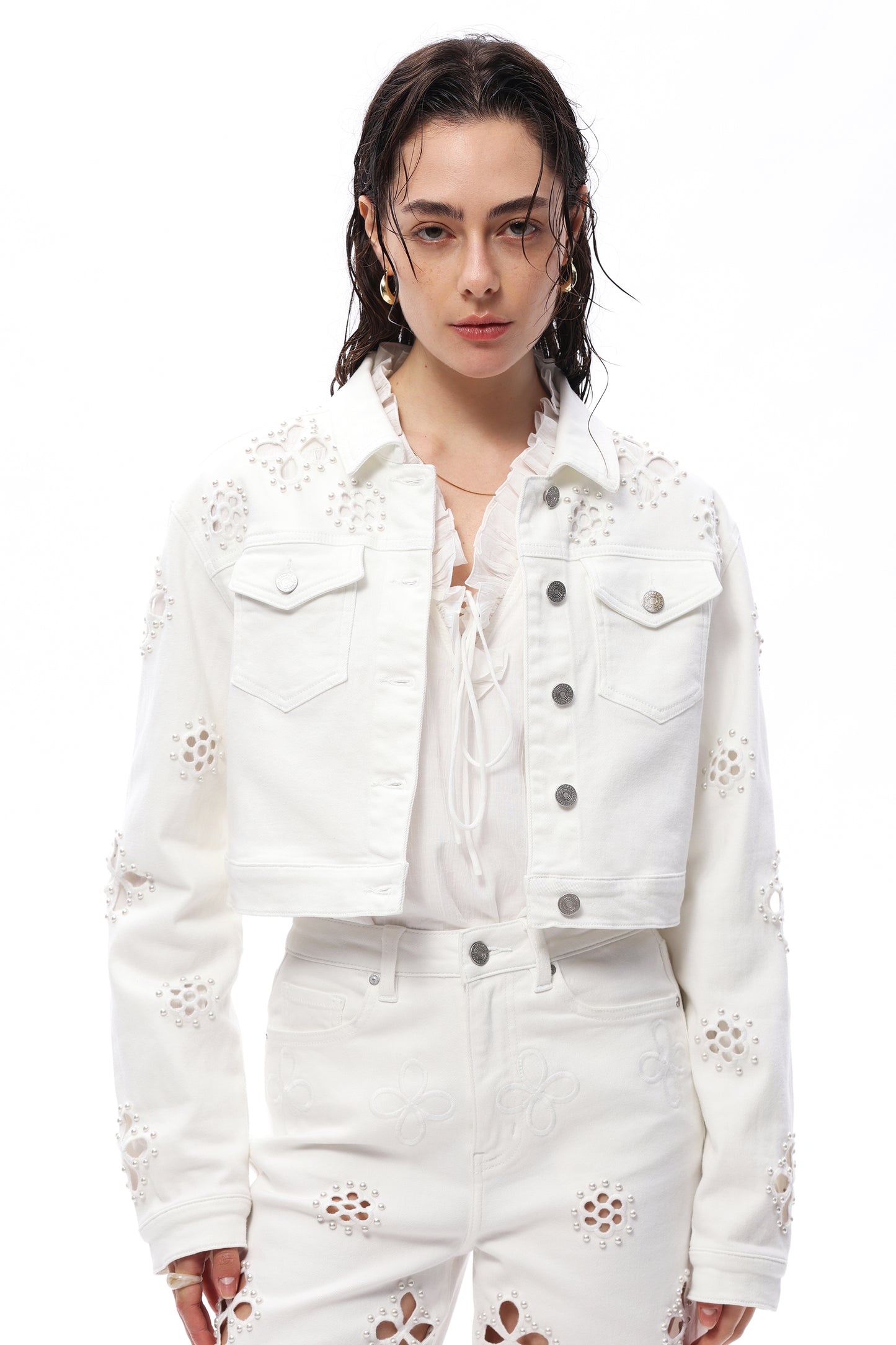 CROPPED DENIM JACKET