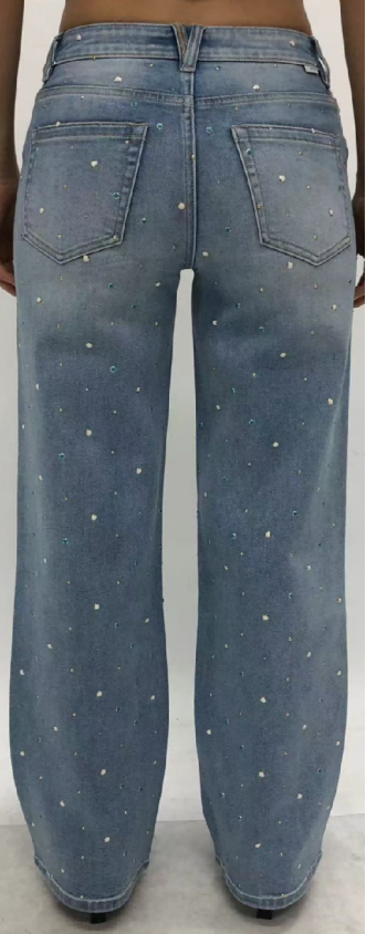 HONG KONG HIGH RISE 90'S STRAIGHT FULL JEANS BYT5357
