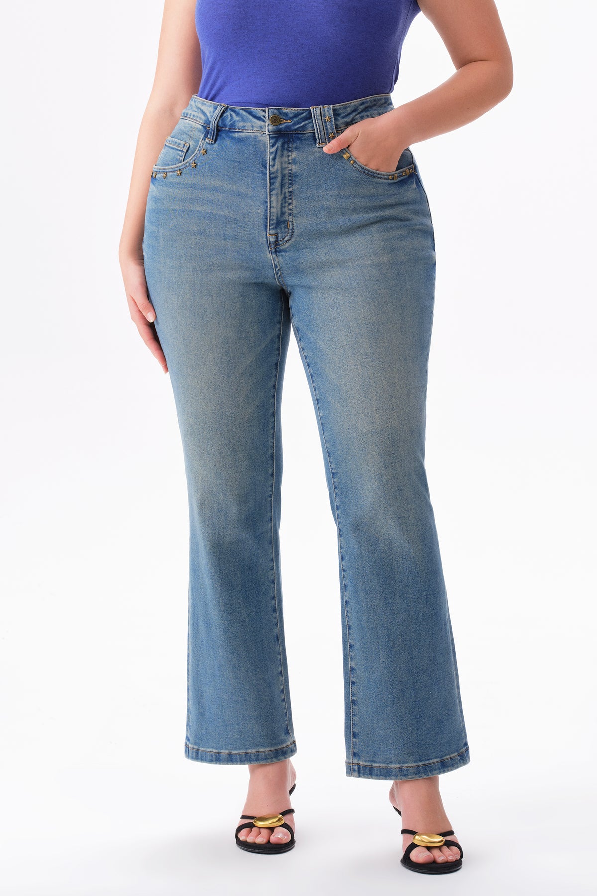 PLUS VALENTINE MID RISE FLARE