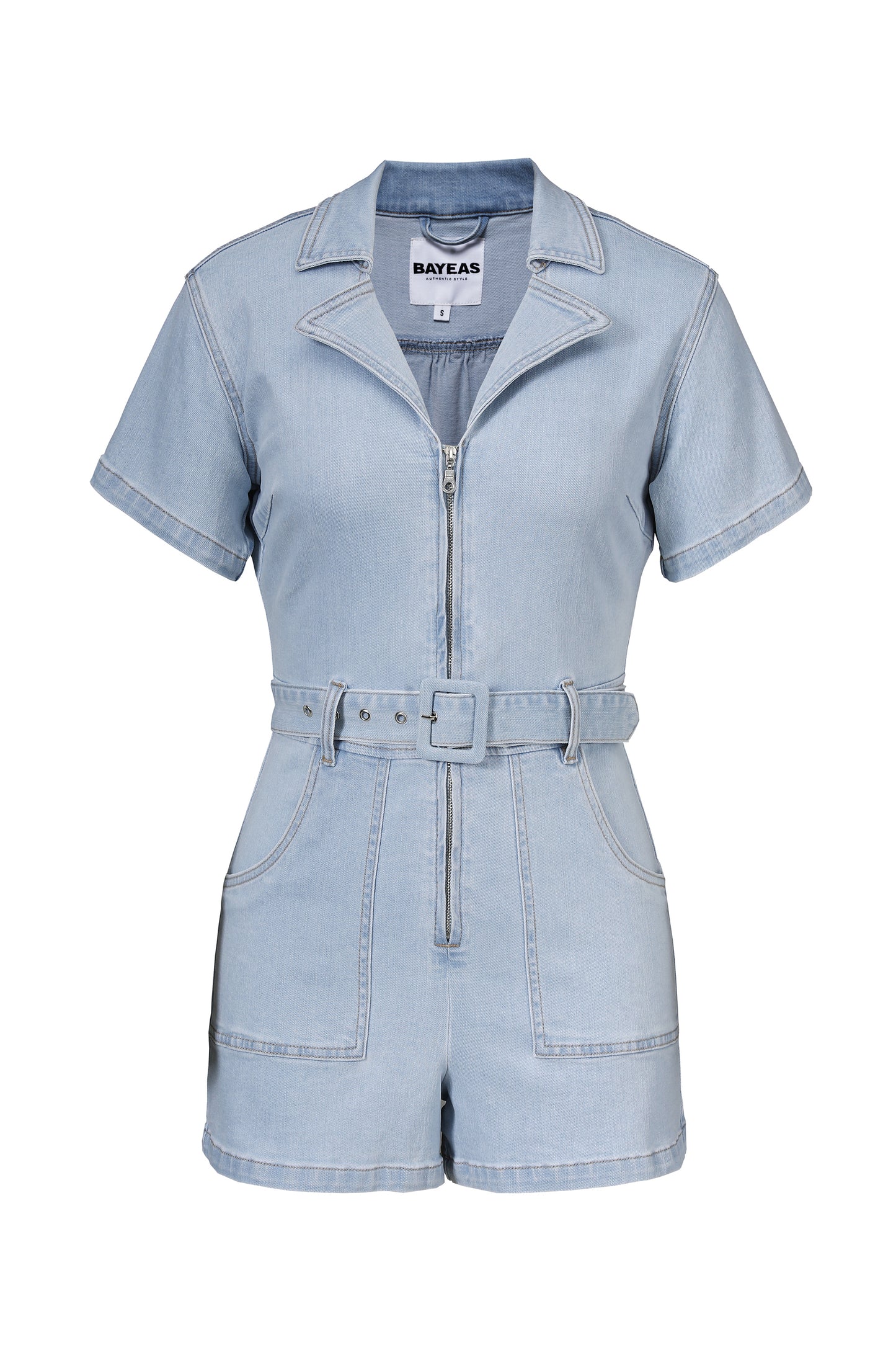 MINI ROMPERS BYRL017 (BYMJ182) LIGHT BLUE