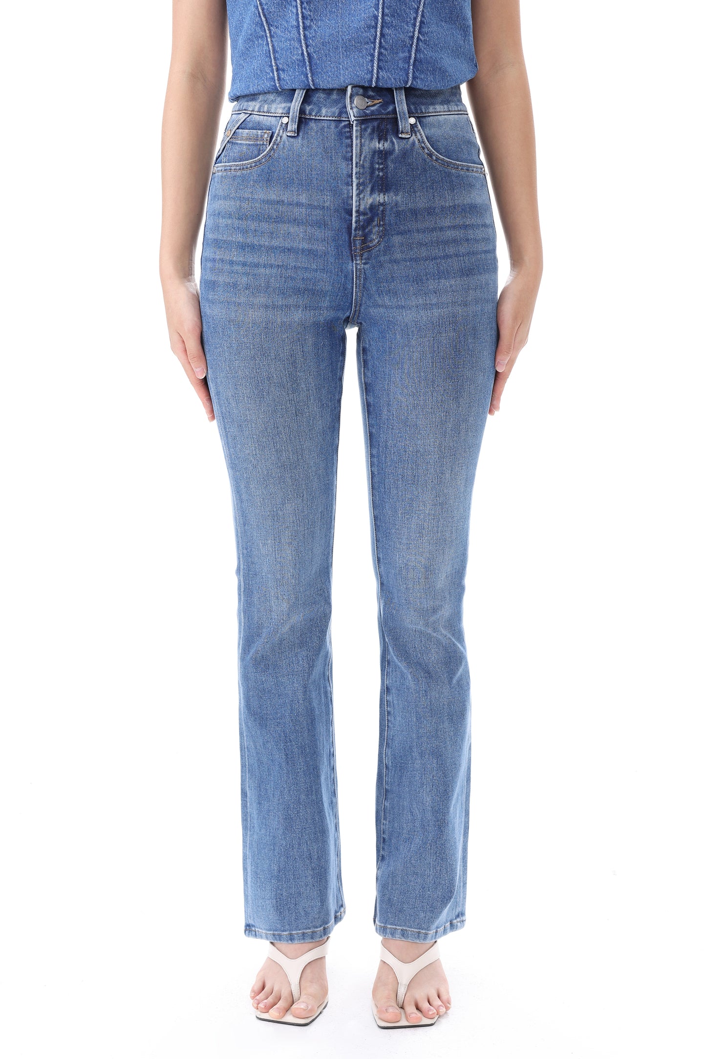 LOS ANGELES ULTRA HIGH RISE BOOTCUT FULL JEANS  BYF1247