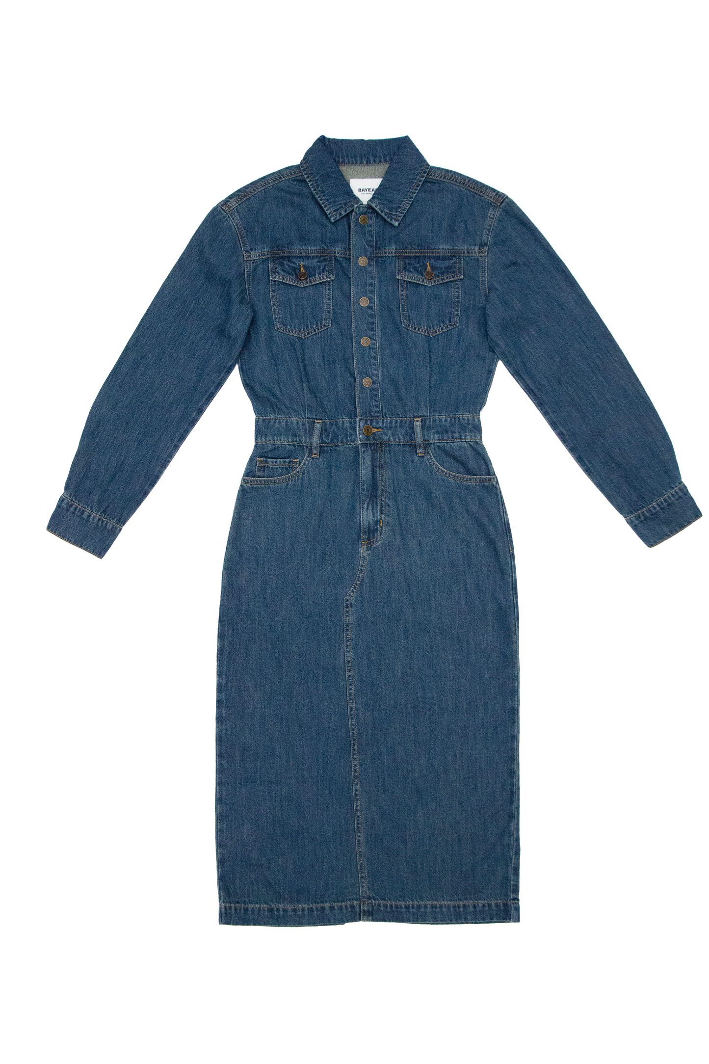 DENIM DRESS BYK7065 (BYMJ240) VINTAGE DARK BLUE