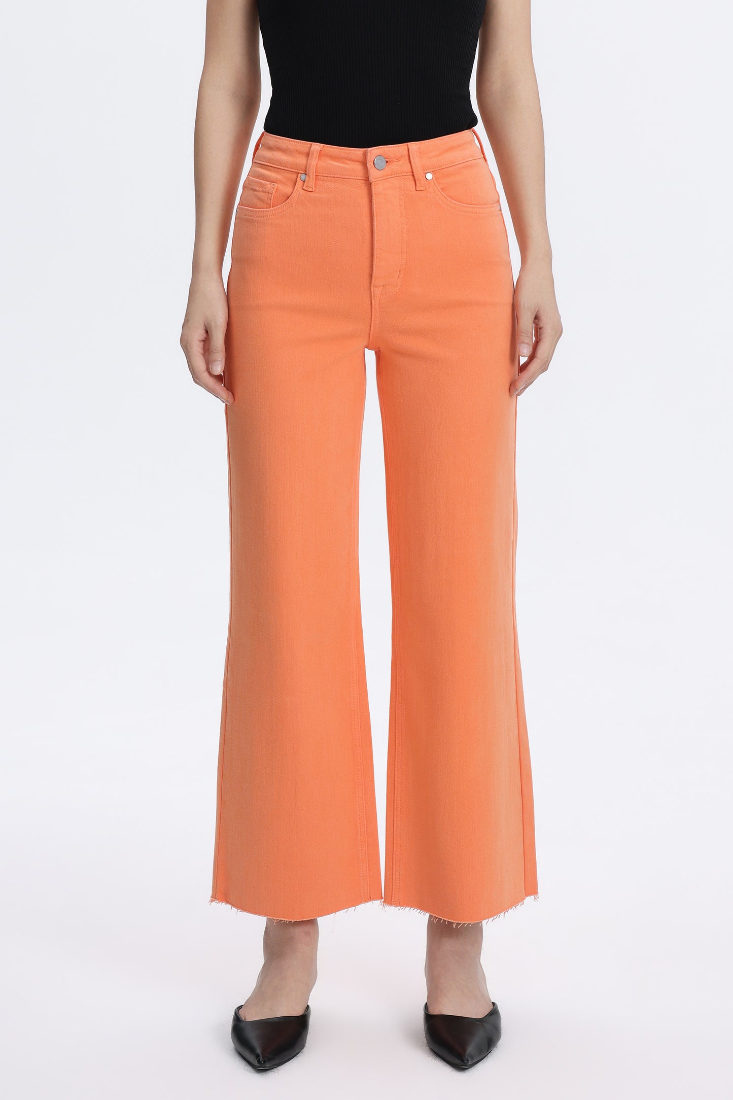 HIGH RISE WIDE LEG BYW8015 ORANGE
