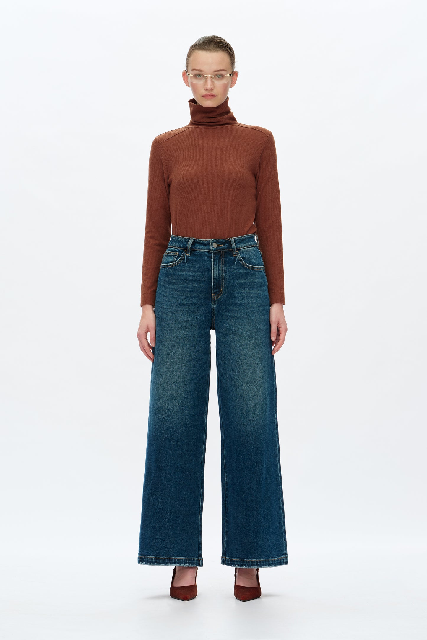 MID RISE WIDE LEG