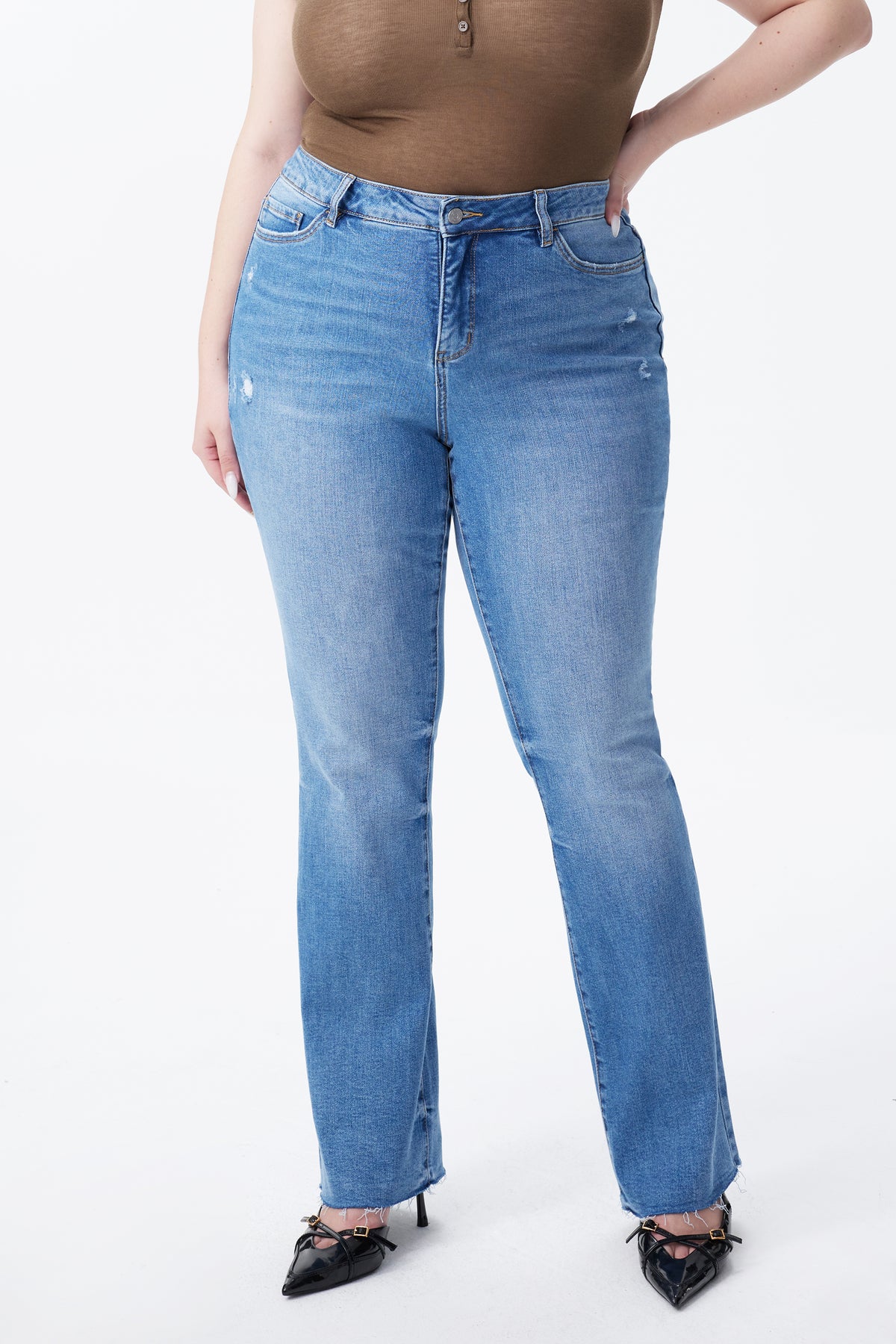 PLUS CAPE TOWN LOW RISE BOOTCUT