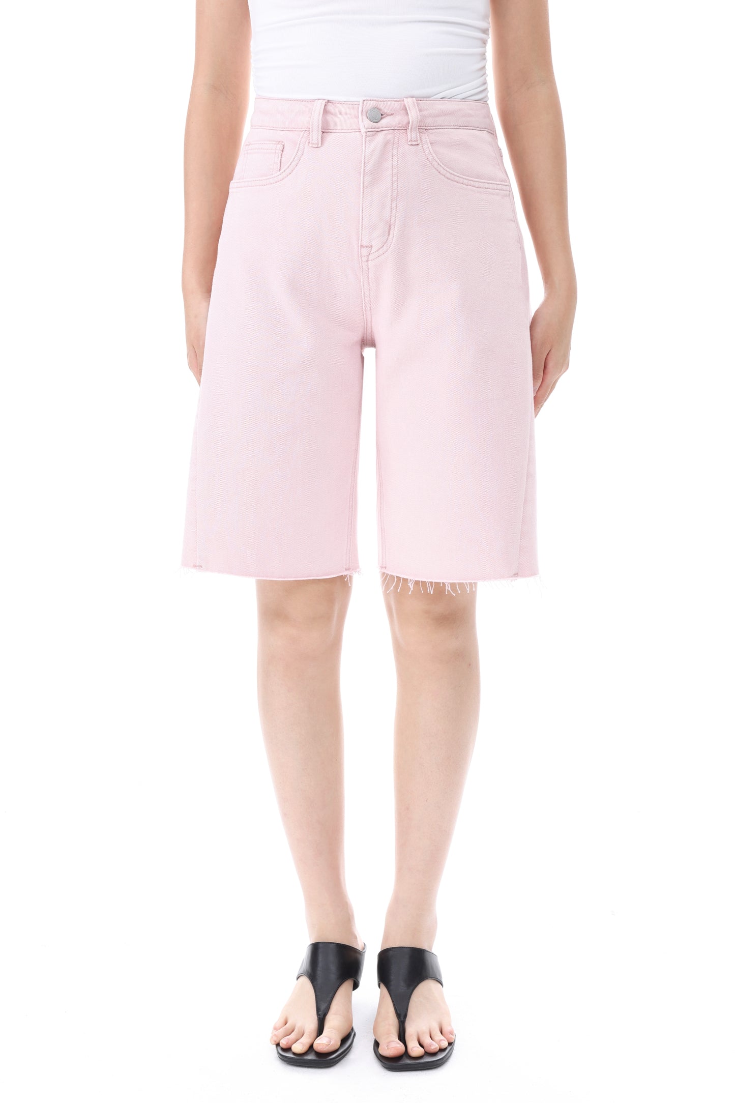 LISBON SUPER HIGH RISE BERMUDA SHORTS BYMD022