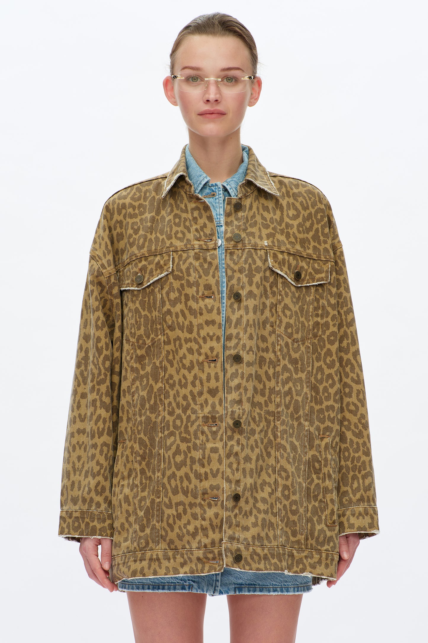 RELAXED LEOPARD JACKET