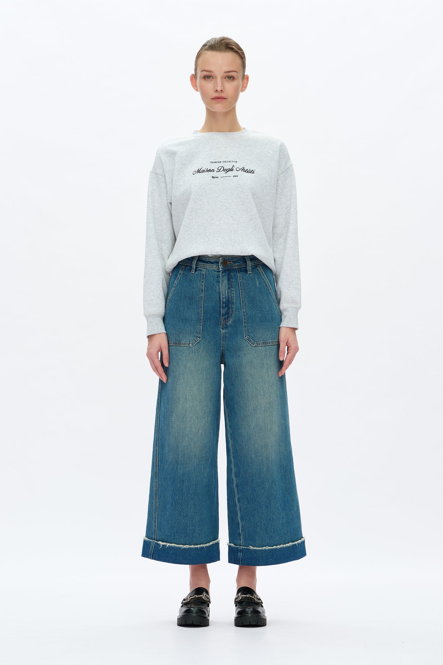 HIGH RISE WIDE LEG