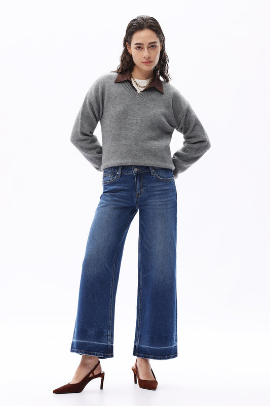 LOW RISE WIDE LEG ANKLE