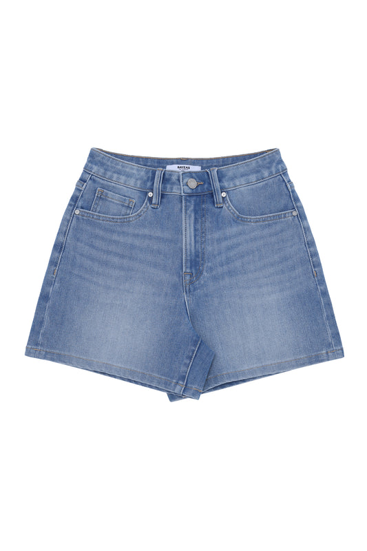 ELOWEN HIGH RISE SHORTS BYH6149 (BYJJ049) LIGHT BLUE