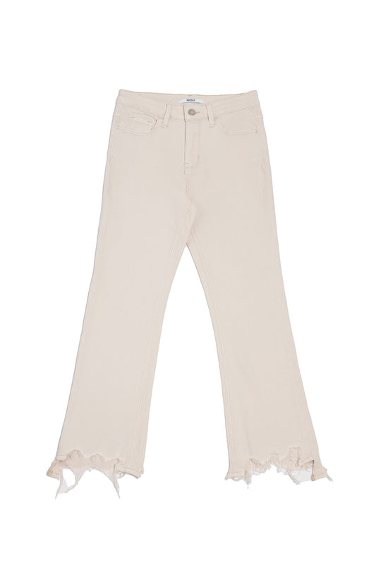 MID RISE FLARE BYF1208 (F5047) OFF WHITE