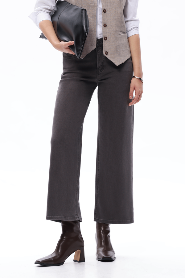 PLUS MID RISE STRAIGHT BYT5198-P GRAY