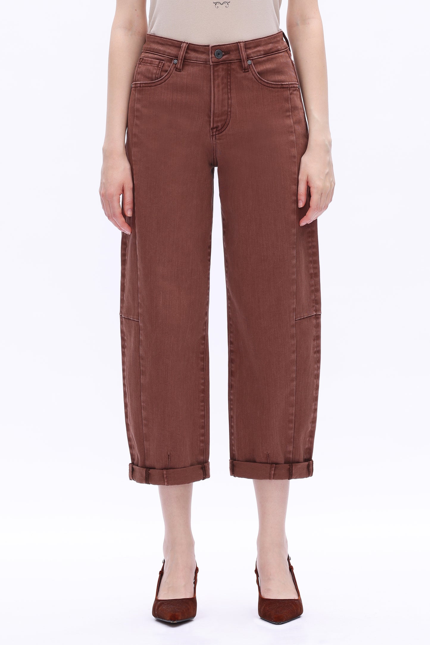 HIGH RISE BARREL ROLLED