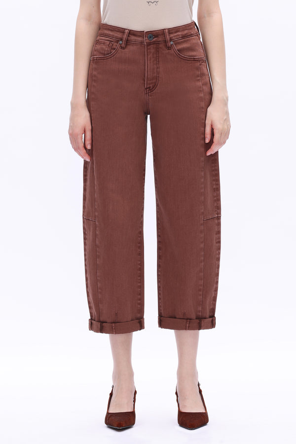 HIGH RISE BARREL ROLLED