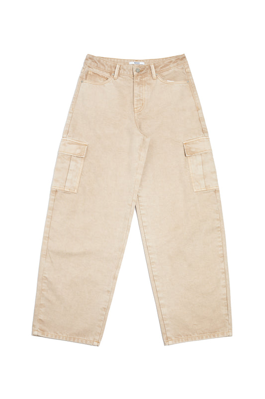 GRETA LOW RISE BARREL BYOX018 (BYHE261) LIGHT KHAKI