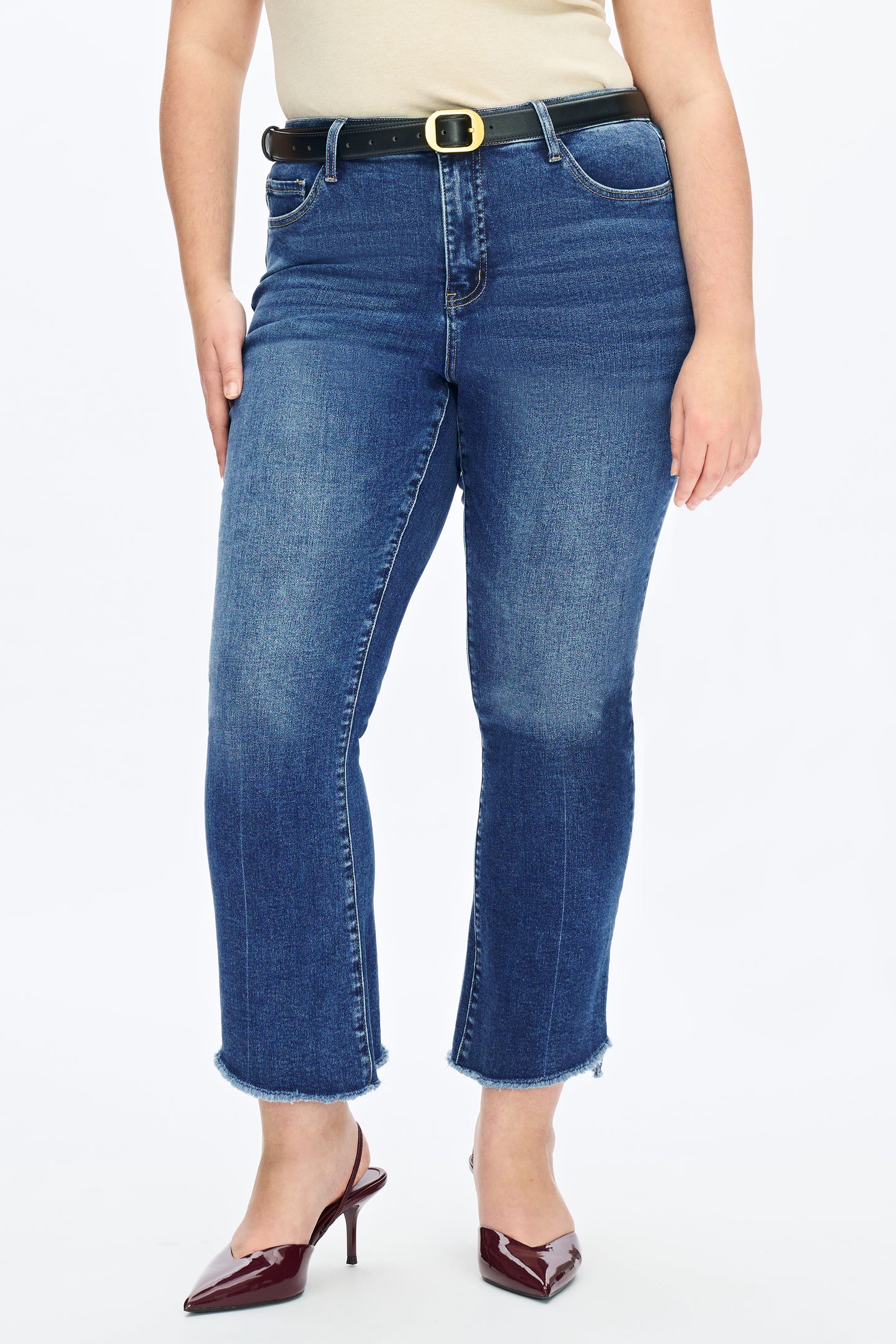 PLUS HIGH RISE STRAIGHT ANKLE