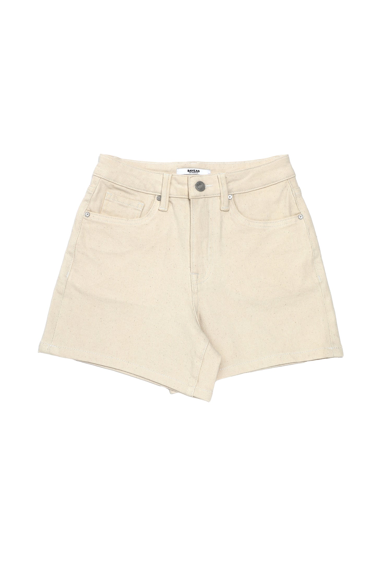 ELOWEN HIGH RISE SHORTS BYH6149 (BYJJ049) OFF WHITE