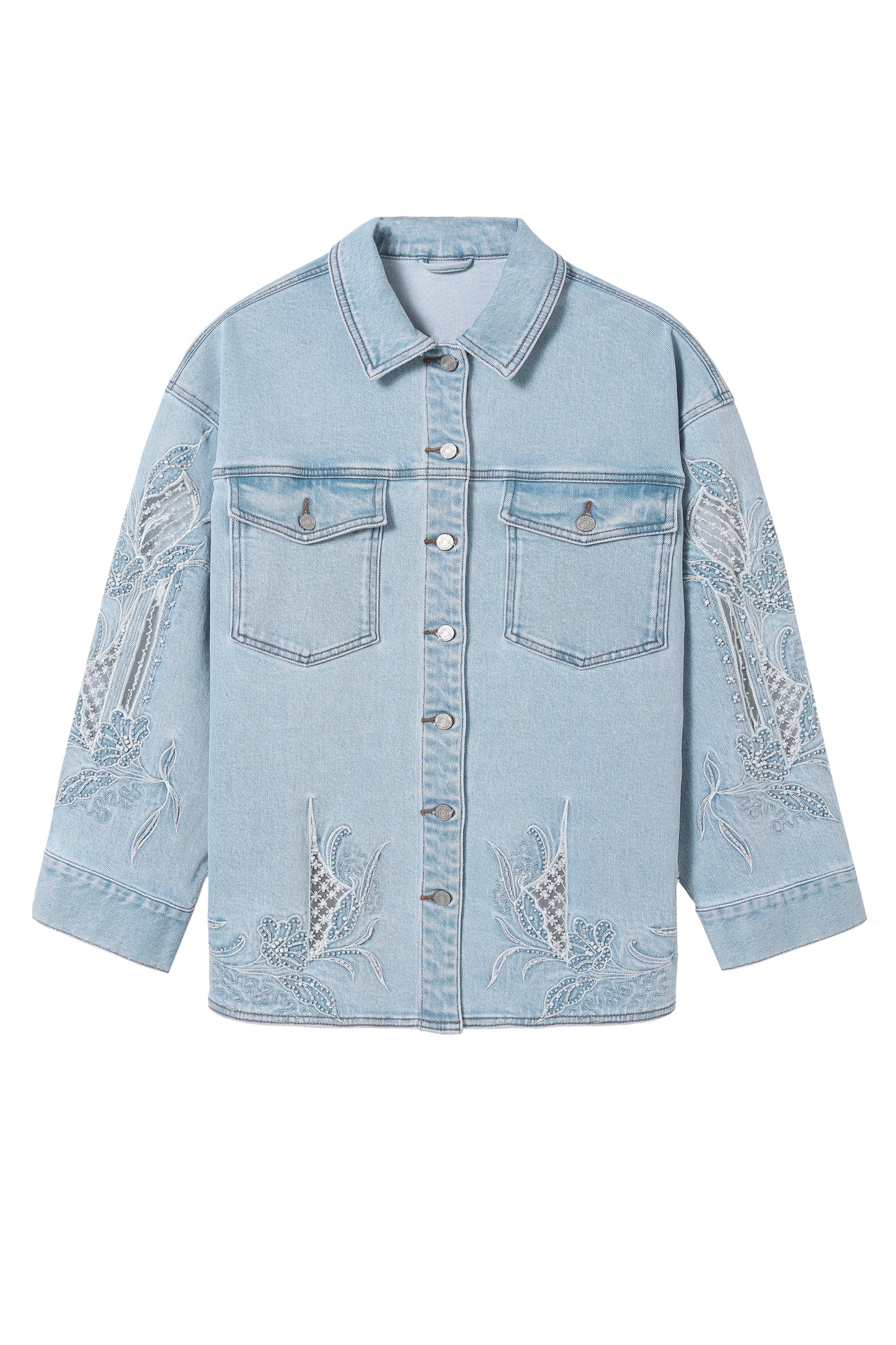 EMBROIDERED DENIM SHIRT