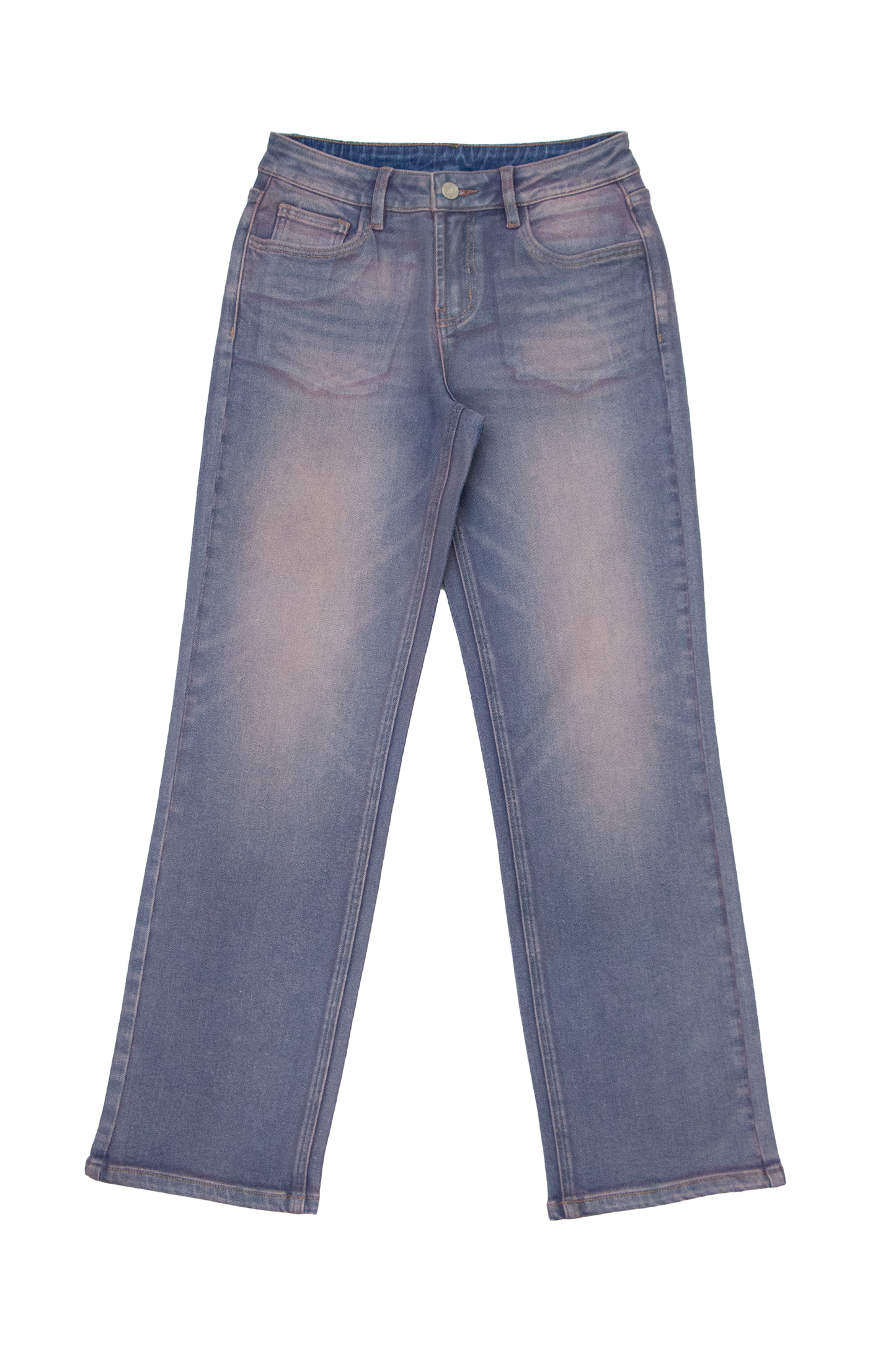 MID RISE STRAIGHT DENIM JEANS BYT5275 (BYMJ251) PINK