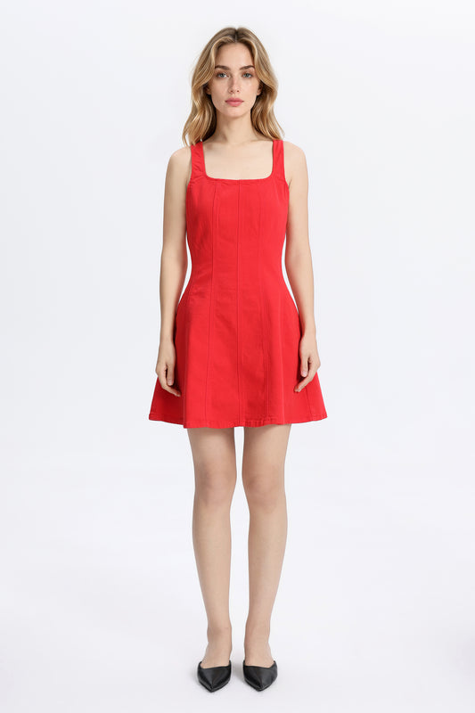VICTORY DRESS BYK7094 RED