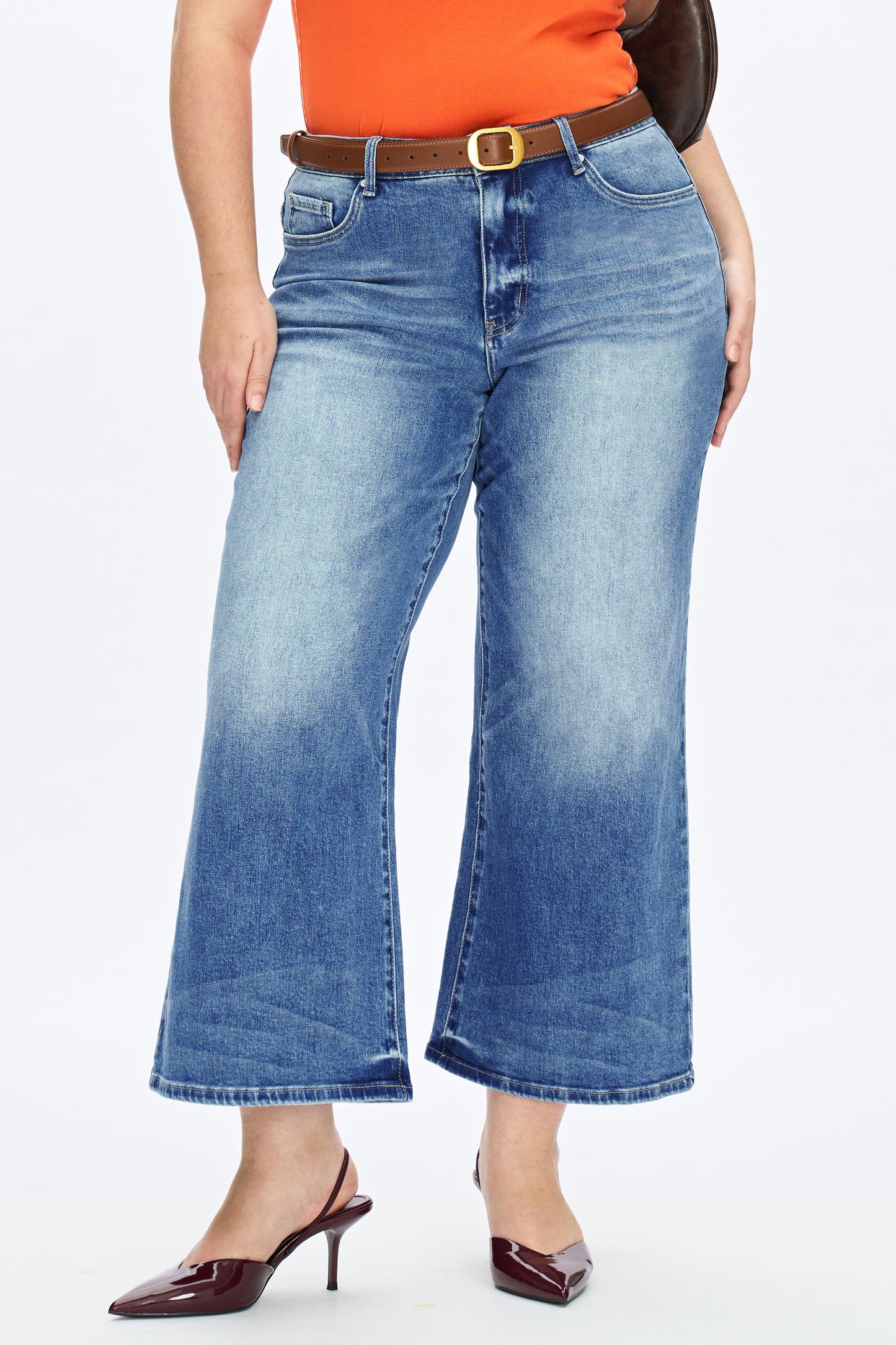 PLUS HIGH RISE WIDE LEG