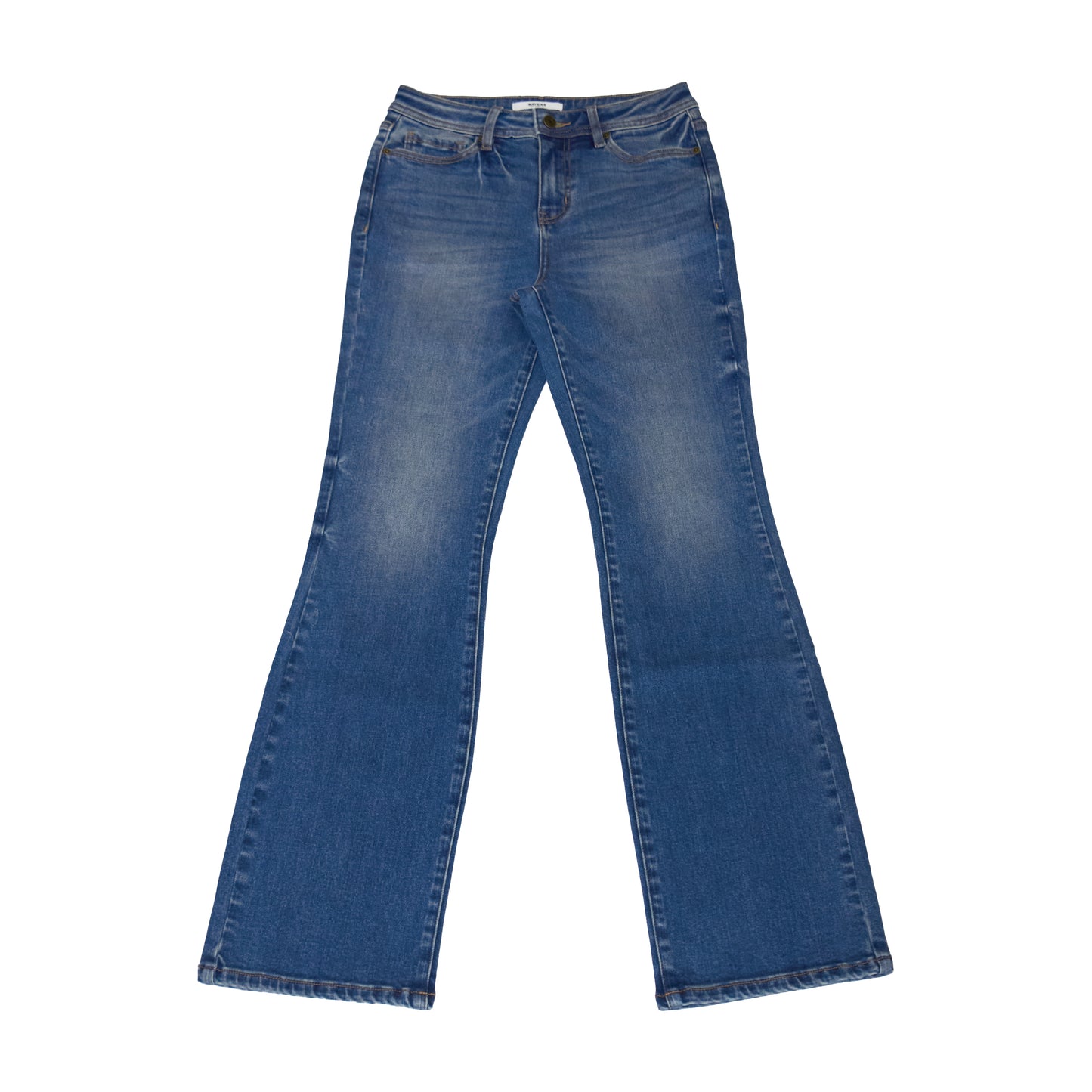 HIGH RISE BOOTCUT DENIM JEANS BYF1182 (BYMJ259) VINTAGE MEDIUM BLUE