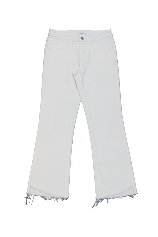 MAEVE MID RISE BOOTCUT BYF1178 WHITE