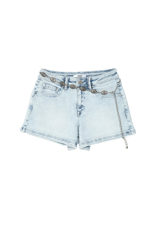 ORSON MID RISE SHORTS BYH6141 (BYJJ024) LIGHT BLUE