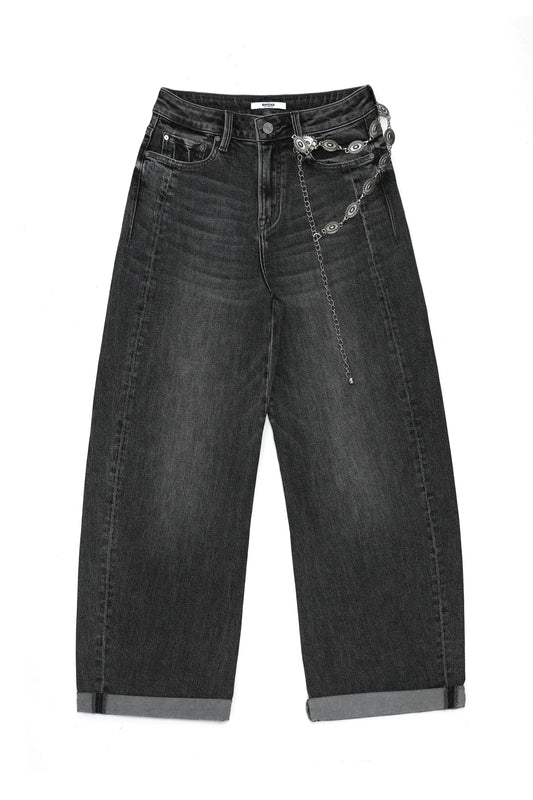 ZEPHYRINE HIGH RISE BARREL BYOX031 (BYJJ036) GREY