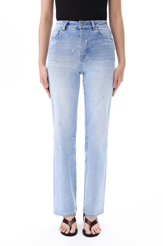 HONG KONG HIGH RISE 90'S STRAIGHT FULL JEANS BYT5357