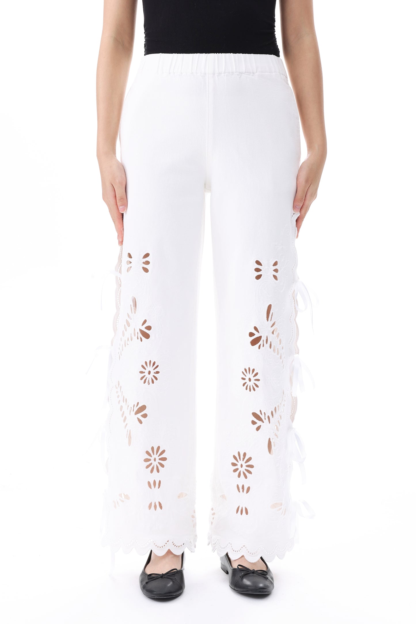 NEW YORK HIGH RISE WIDE LEG FULL PANTS BYW8435